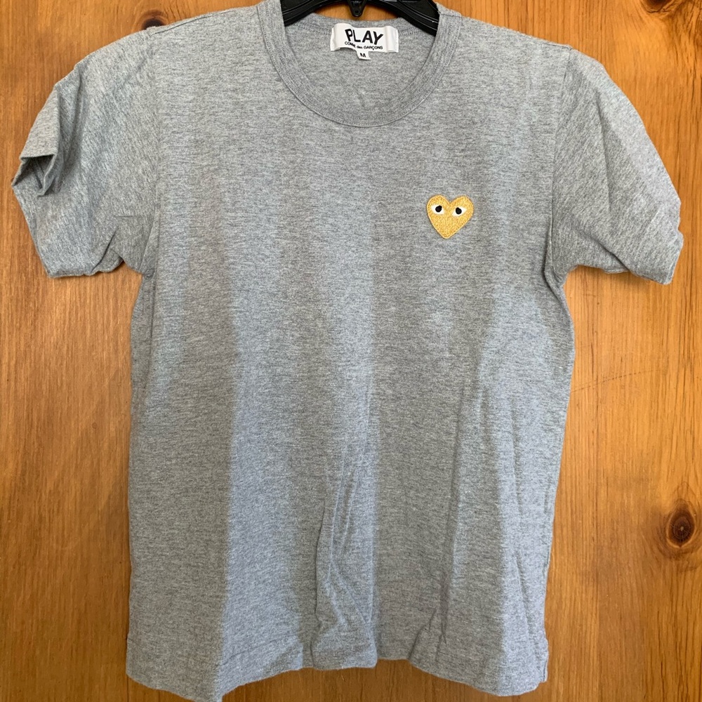 Comme des Garçons golden heart tee shirt
